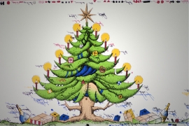 Weihnachtsbaum von Leslie G. Hunt