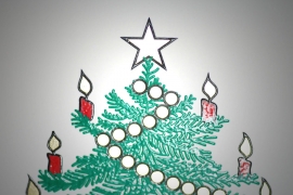 Weihnachtsbaum mit Geschenken GROSS