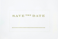 Save The Date gold