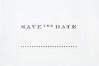 Save The Date Grey