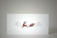 Reindeer Sleigh in the Forest