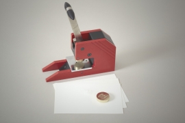Prgepresse MICROPRESS (rot) -ohne Werkzeug-