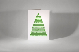 Christmas Tree with Slogans