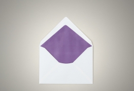 Envelopes with Purple Lining