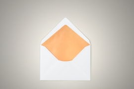 Envelopes with Orange Lining