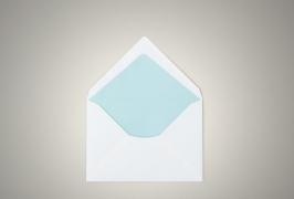 Envelopes with Turquoise Lining