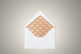 Envelopes with Orange-Silver Lining