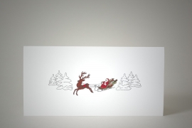 Reindeer Sleigh in the Forest